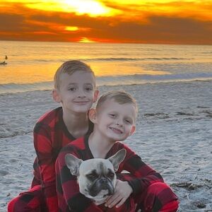 Kids Red and Black Buffalo Plaid Pajama Set
